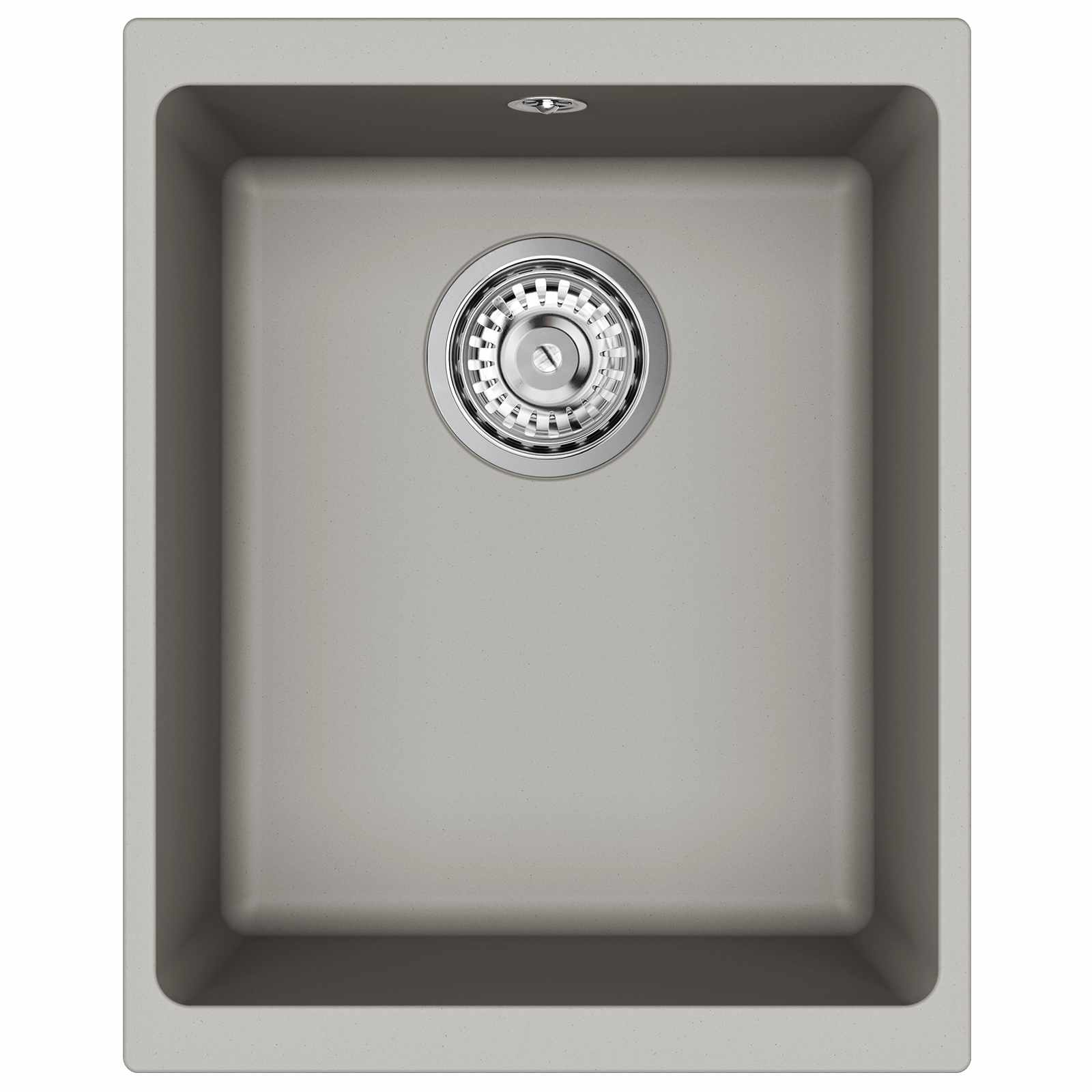 Lavello Grigio 370 x 460 mm 80% Quarzo e 20% Resina