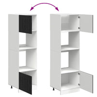 Mobile da cucina Rovere Nero 60 x 57 x 207 cm Legno multistrato 3417316