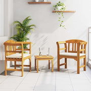 Set di Mobili 2 pcs Naturale Legno di Acacia Massello 3416313