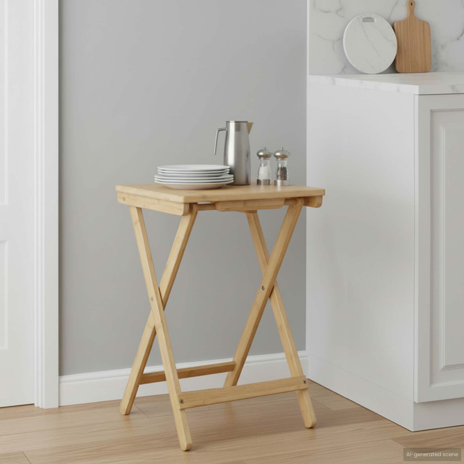 Tavolo da Cucina Naturale 40 x 30 x 53,5 cm Bambù 42028296