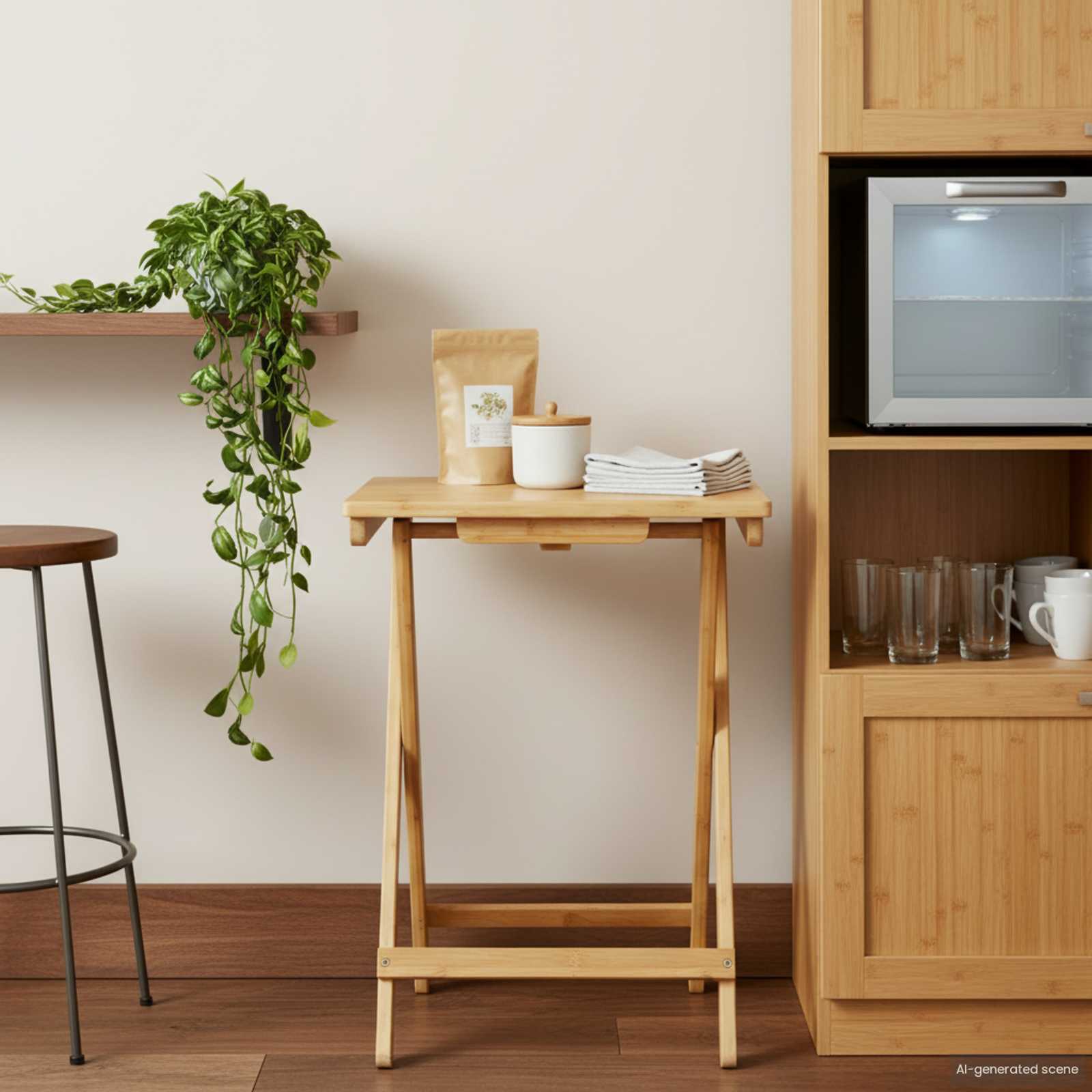 Tavolo da Cucina Naturale 40 x 30 x 53,5 cm Bambù 42028296