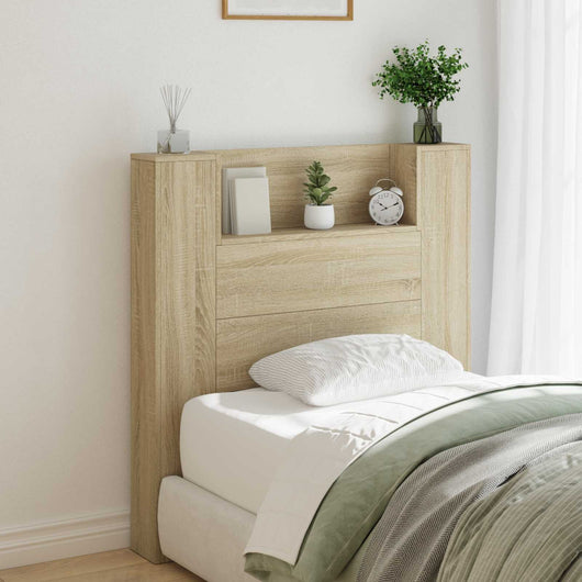 Testiera-Testata-Testiera Decorativa Rovere Sonoma 100 x 16,5 x 103,5 cm Legno multistrato