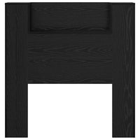 Testiera-Testata-Testiera Decorativa Rovere Nero 100 x 15 x 103,5 cm Legno multistrato