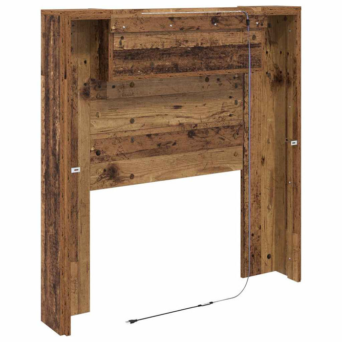 Testata del letto Legno vecchio 120 x 15 x 103.5 cm 3418651
