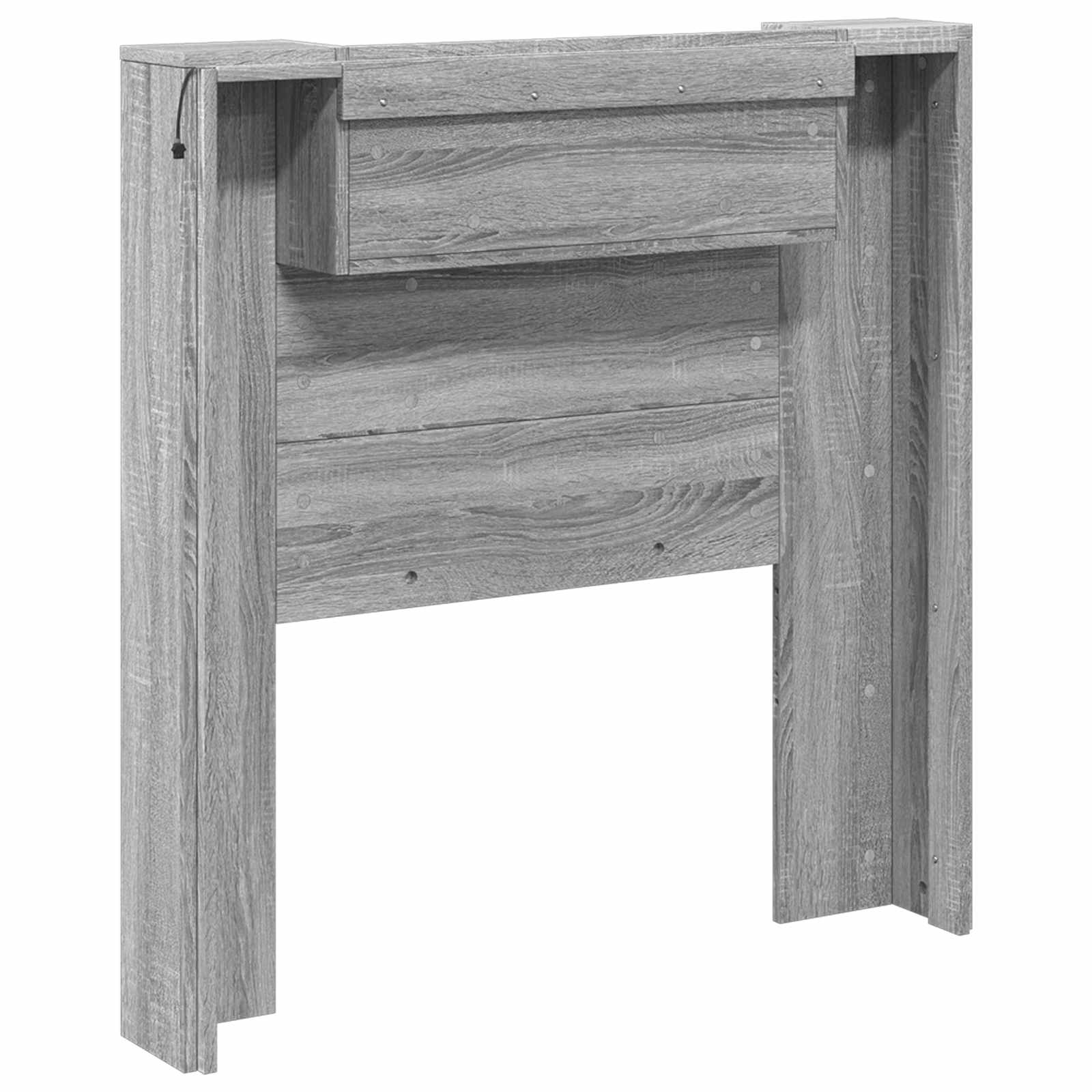 Testiera-Testata Decorativa Grigio Sonoma 100 x 16,5 x 103,5 cm Legno multistrato