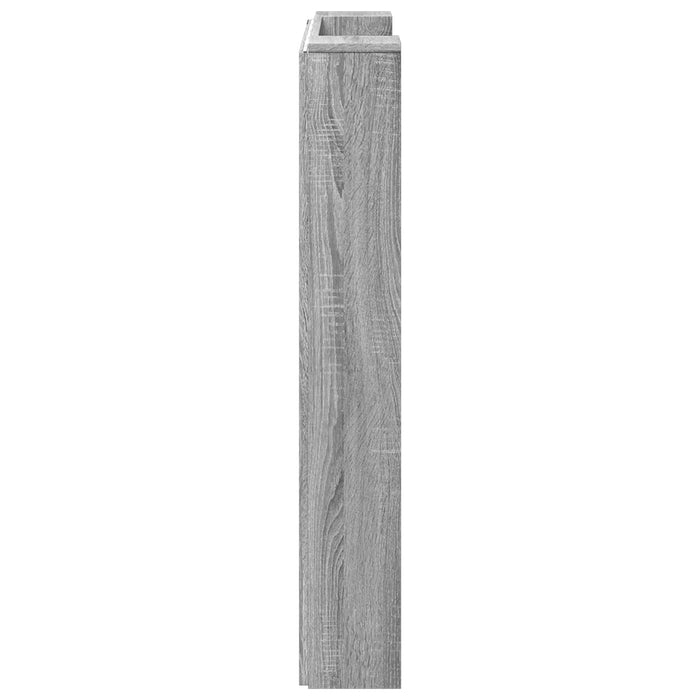 Testiera-Testata Decorativa Grigio Sonoma 100 x 16,5 x 103,5 cm Legno multistrato