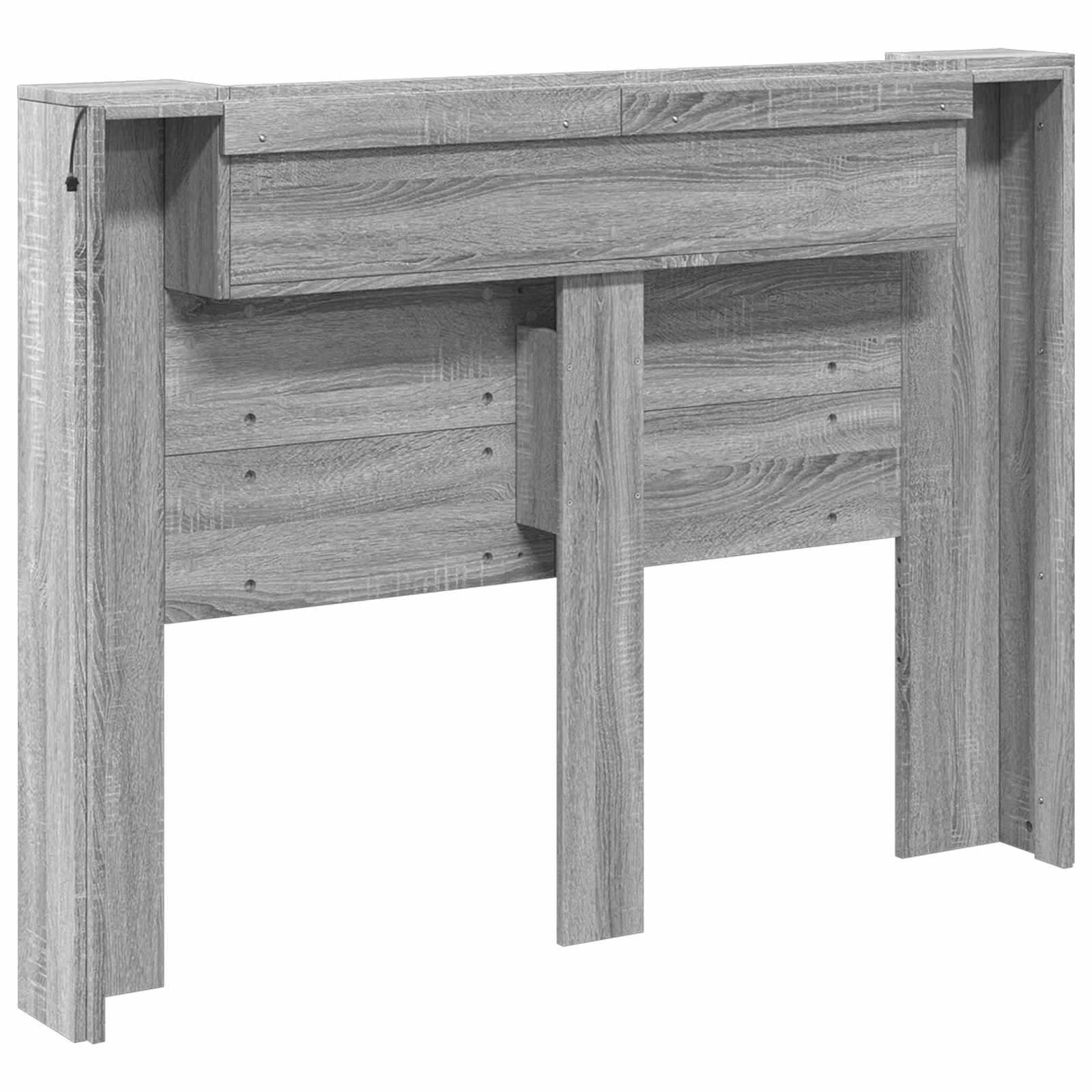 Testiera-Testata Decorativa Grigio Sonoma 140 x 16,5 x 103,5 cm Legno multistrato