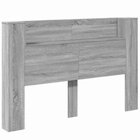 Testiera-Testata Decorativa Grigio Sonoma 160 x 16,5 x 103,5 cm Legno multistrato