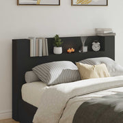Testiera Nero 160 x 16,5 x 103,5 cm Legno multistrato 3418677