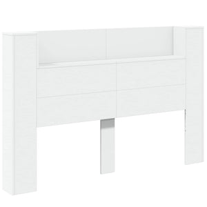 Testiera-Testata-Testiera Decorativa Bianco 160 x 16,5 x 103,5 cm Legno multistrato