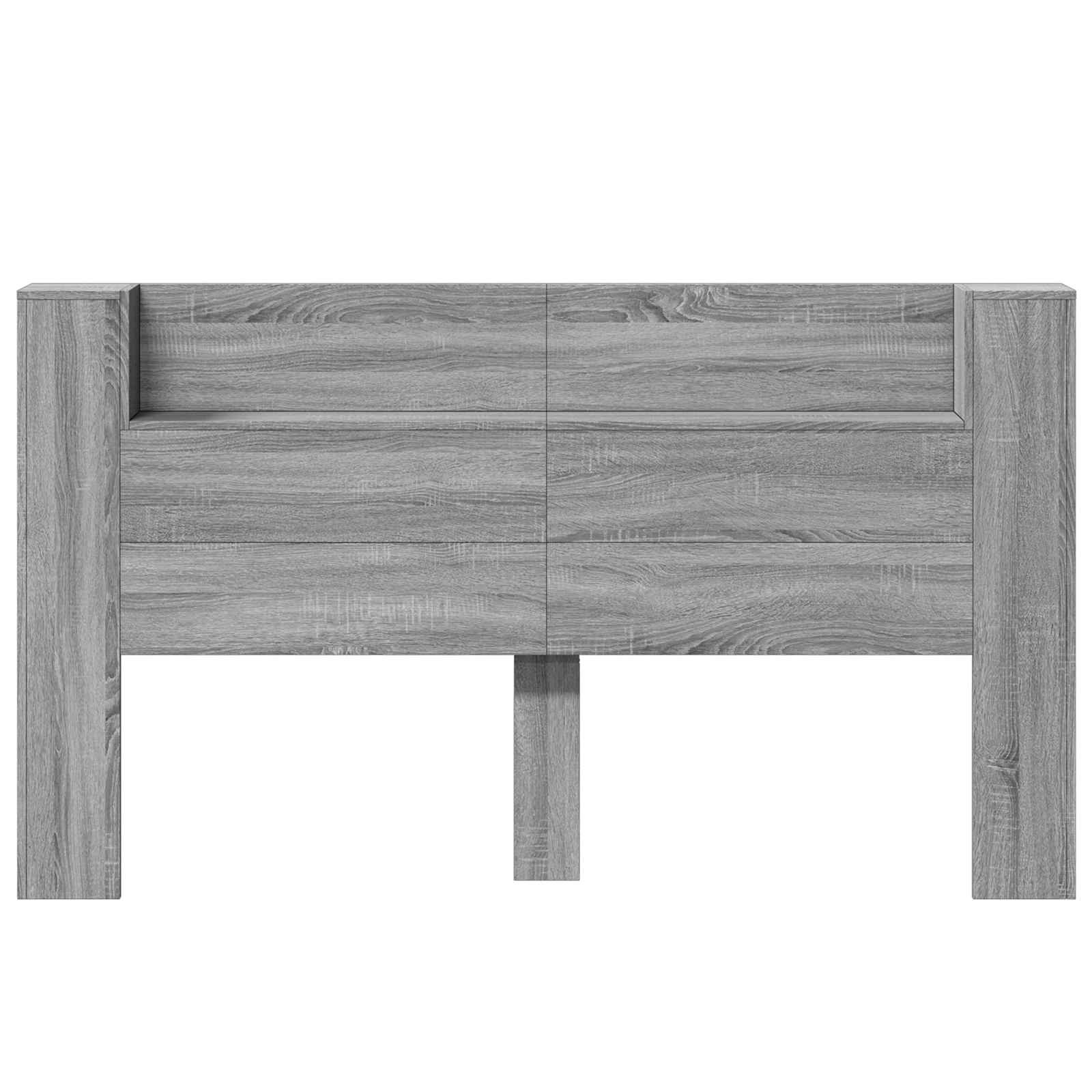 Testiera-Testata Decorativa Grigio Sonoma 180 x 16,5 x 103,5 cm Legno multistrato