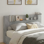Testiera Grigio cemento 180 x 16,5 x 103,5 cm Legno multistrato 3418691