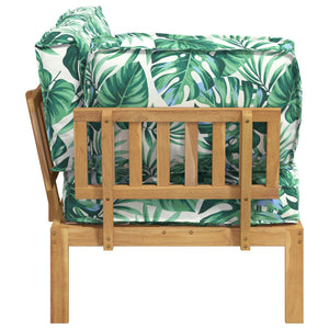 Set di divani con cuscino Foglia Motivo Foglia 133 x 92 x 69 cm 3418174