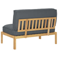 Set di divani con cuscino Antracite 120 x 80 x 69 cm 3418206