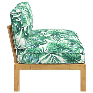 Set di divani con cuscino Foglia Motivo Foglia 120 x 92 x 69 cm 3418214