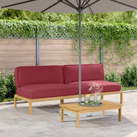 Set di divani con cuscino Rosso Vino 240 x 80 x 69 cm 3418232