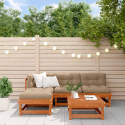 Set Lounge da Giardino 5 pcs Marrone Cera 3418122