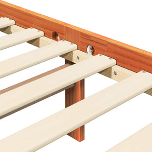 Struttura del letto 2 pcs Marrone cerato 160 x 200 cm 3418135