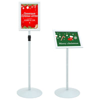 Supporto Poster a Piedistallo Argento 33 x 33 x 123 cm 42030062