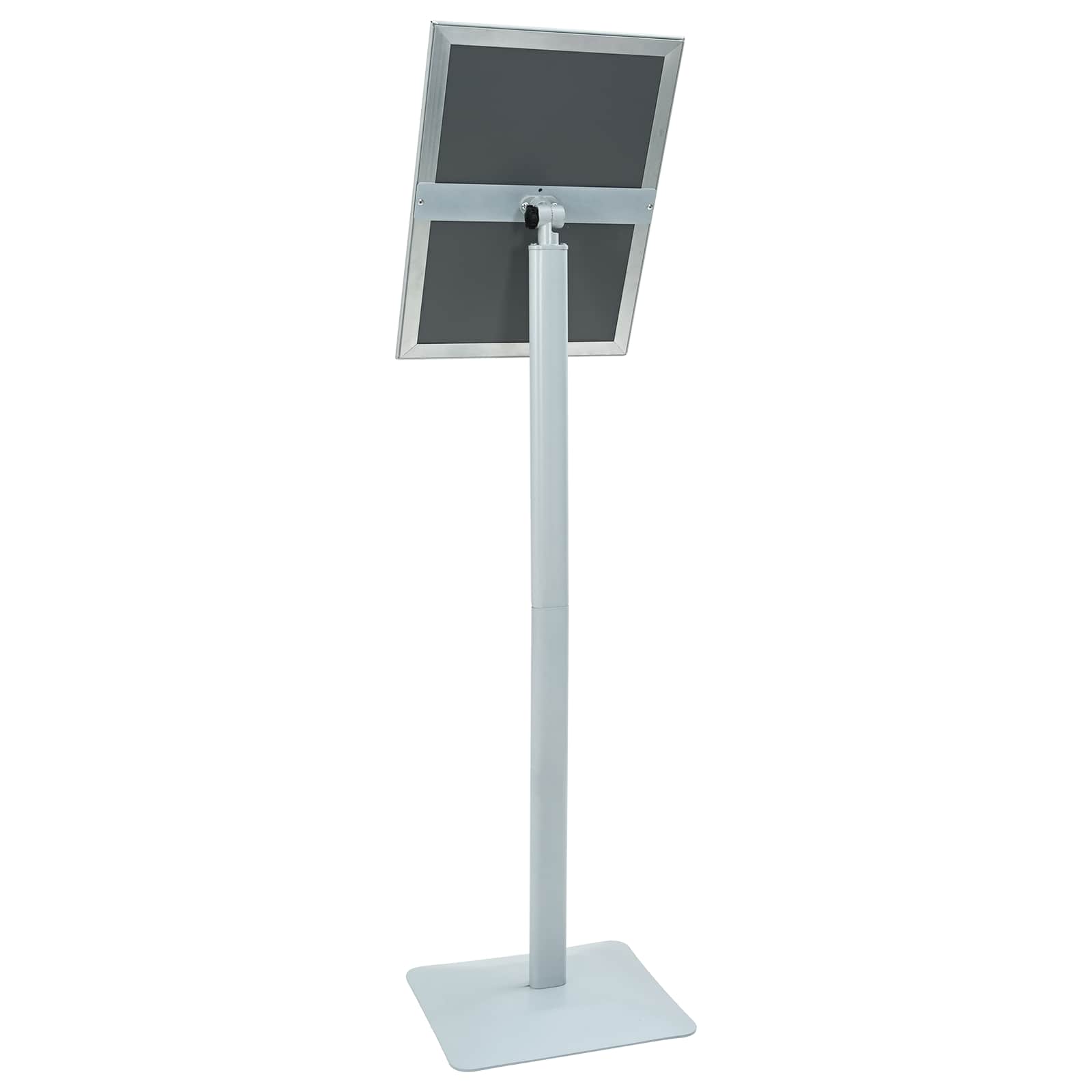 Supporto Poster a Piedistallo Argento 32,5 x 27 x 126 cm 42030063