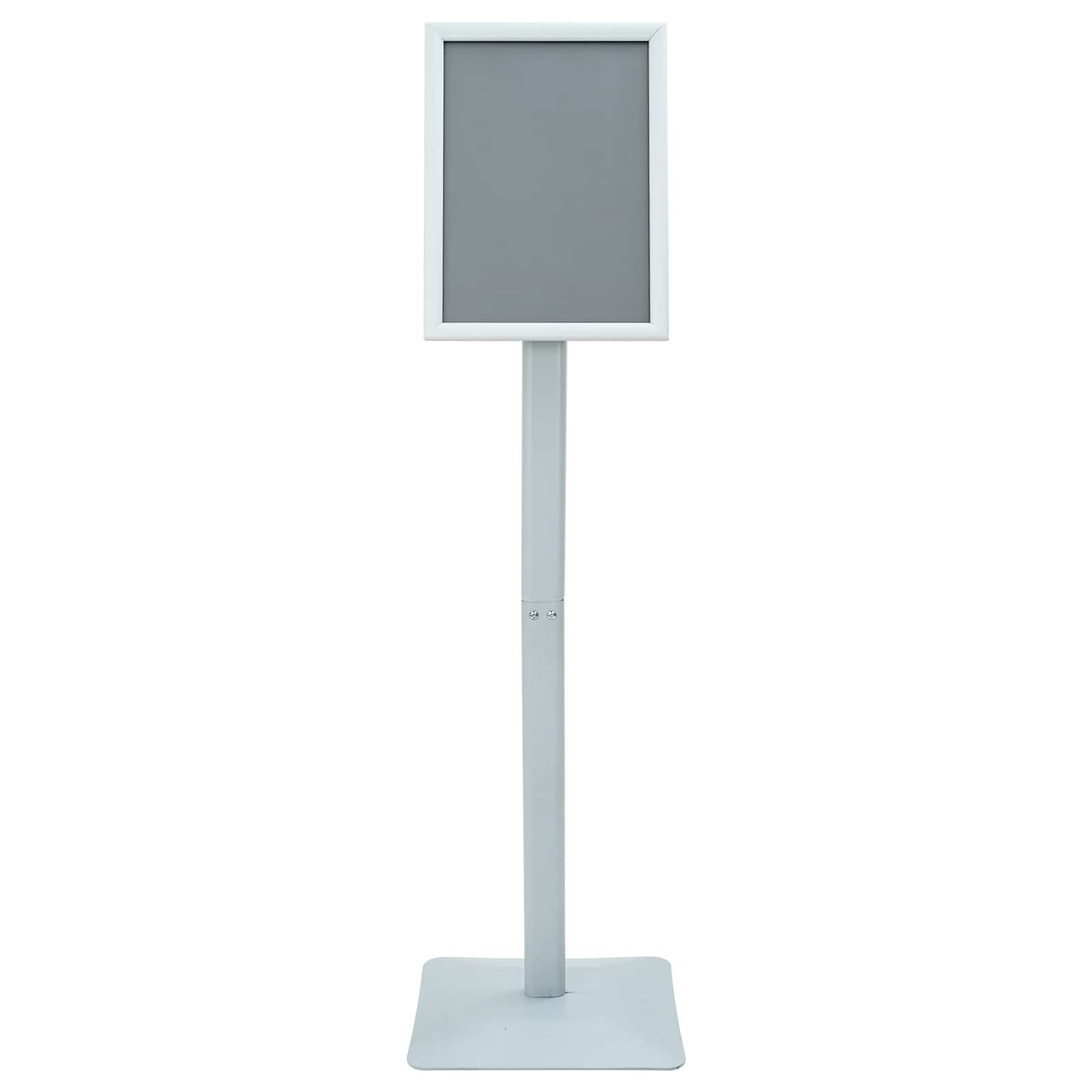 Supporto Poster a Piedistallo Argento 32 x 27 x 119 cm 42030064