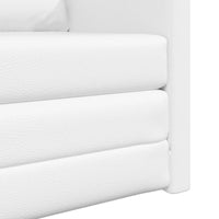 Divano Letto Pieghevole Bianco 74 x 77 x 81 cm PVC 42030493