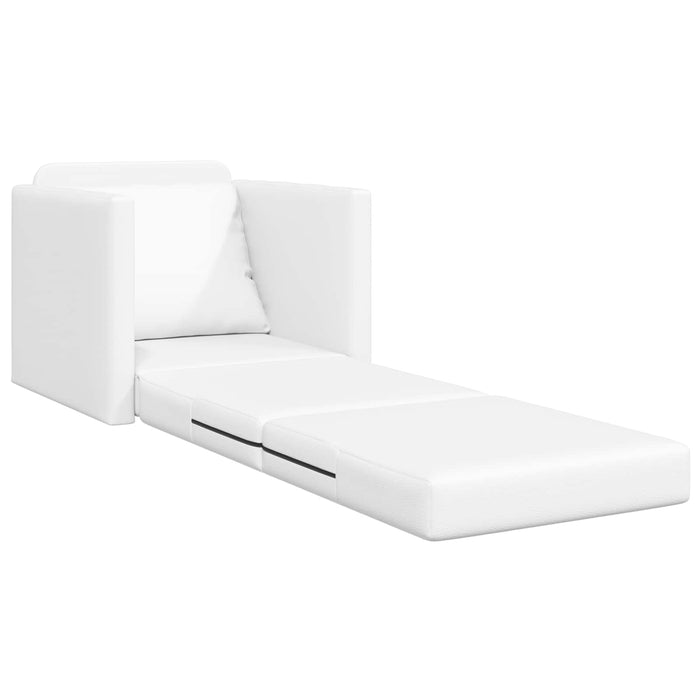 Divano Letto Pieghevole Bianco 74 x 77 x 81 cm PVC 42030493