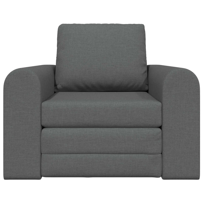 Divano Letto Pieghevole Grigio scuro 98 x 71 x 83 cm Tessuto 42030501