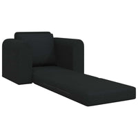 Divano Letto Pieghevole Nero 98 x 71 x 83 cm Tessuto 42030502