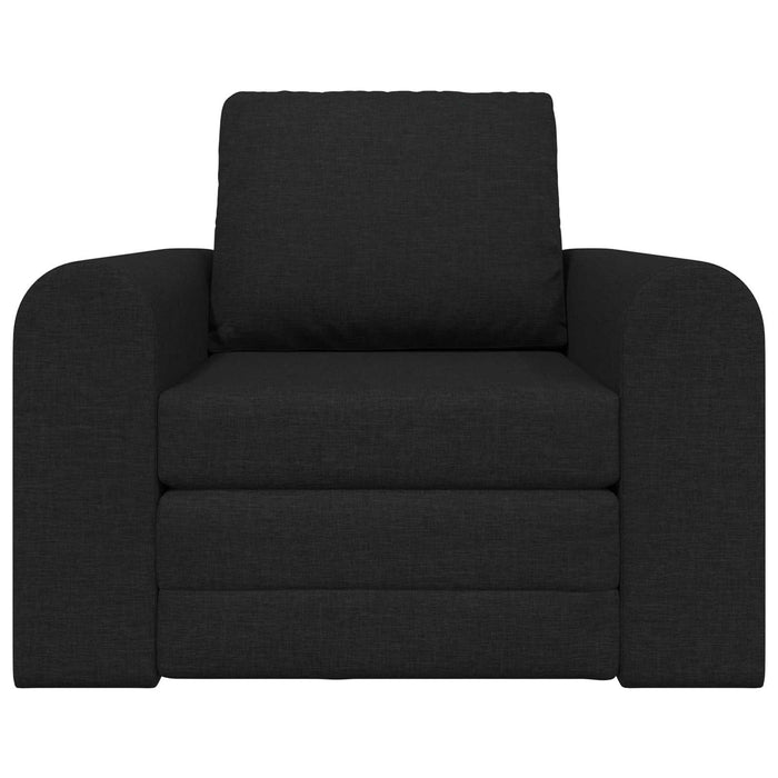 Divano Letto Pieghevole Nero 98 x 71 x 83 cm Tessuto 42030502