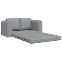 Divano Letto Pieghevole Grigio chiaro 148 x 71 x 83 cm Tessuto 42030506