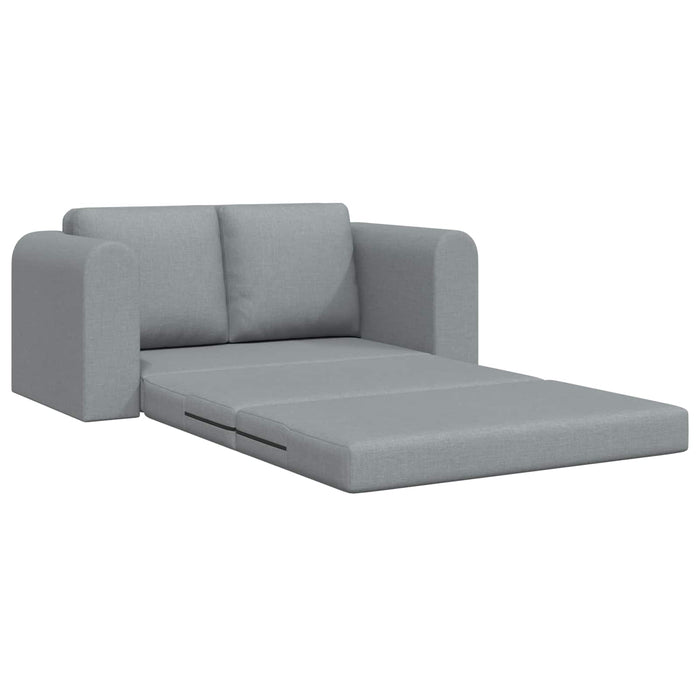 Divano Letto Pieghevole Grigio chiaro 148 x 71 x 83 cm Tessuto 42030506