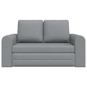 Divano Letto Pieghevole Grigio chiaro 148 x 71 x 83 cm Tessuto 42030506