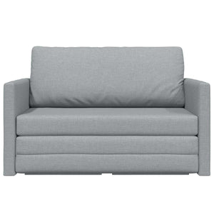 Divano Letto Pieghevole Grigio chiaro 124 x 71 x 78 cm Tessuto 42030512