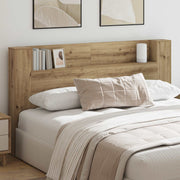 Testata con Mobile e LED Rovere Artigianale Legno multistrato 8006546
