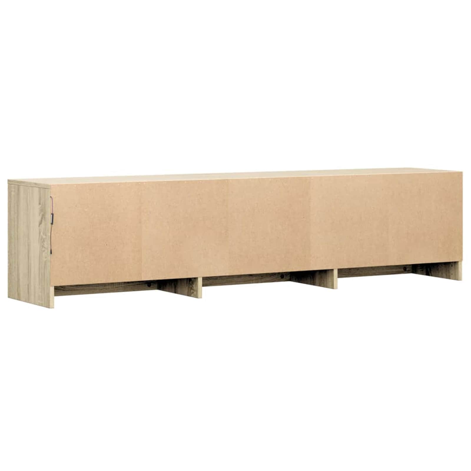 Mobile TV con led Sonoma 165 x 34 x 40 cm Legno multistrato 8006548