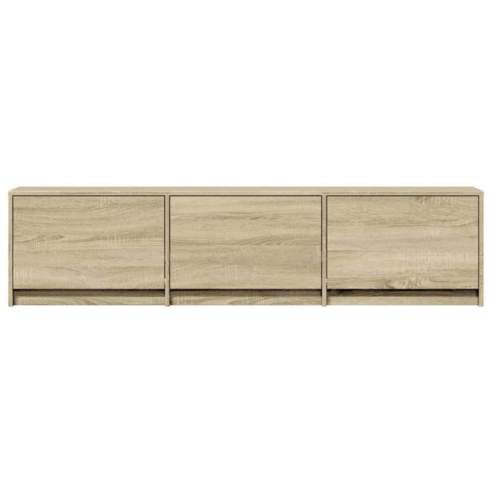 Mobile TV con led Sonoma 165 x 34 x 40 cm Legno multistrato 8006548