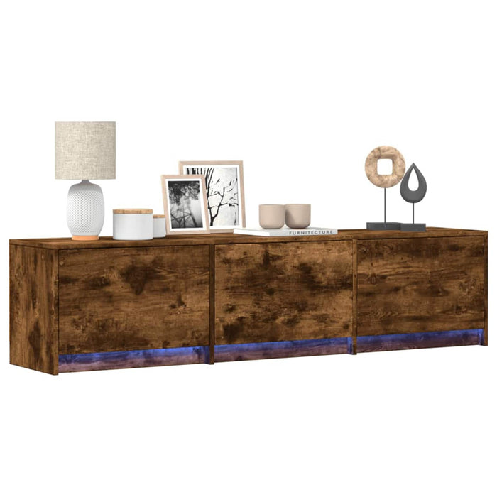 Mobile TV Rovere fumé 165 x 34 x 40 cm Legno multistrato 8006561