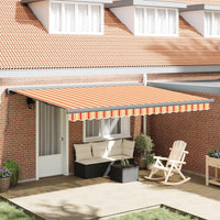 Tenda Retrattile Giallo e Arancione 400 × 300 cm 3420200