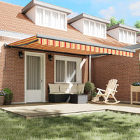 Tenda Retrattile Giallo e Arancione 400 × 300 cm 3420200