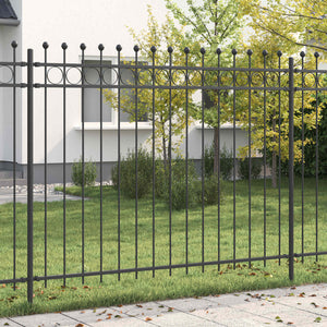 Recinzione a Cerchio Nero 200 x 200 cm 42030099