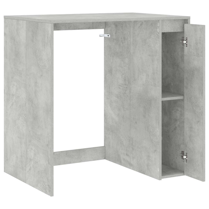 Mobiletto per lavatrice con porta Calcestruzzo 87 x 60 x 89 cm 8006803