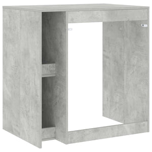 Mobiletto per lavatrice con porta Calcestruzzo 87 x 60 x 89 cm 8006803