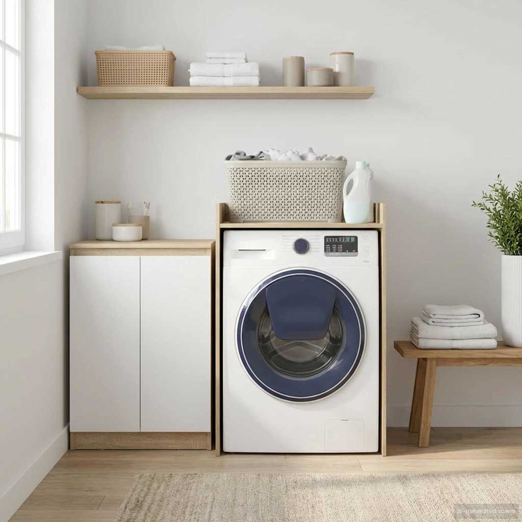 Mobiletto per lavatrice Sonoma 67,5 x 62 x 97 cm 8006810
