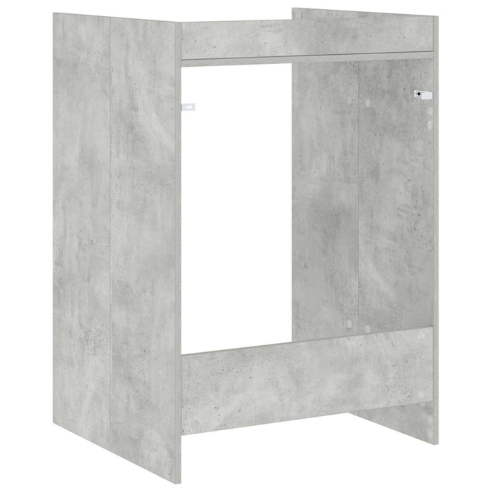 Mobiletto per lavatrice Calcestruzzo 67,5 x 62 x 97 cm 8006811