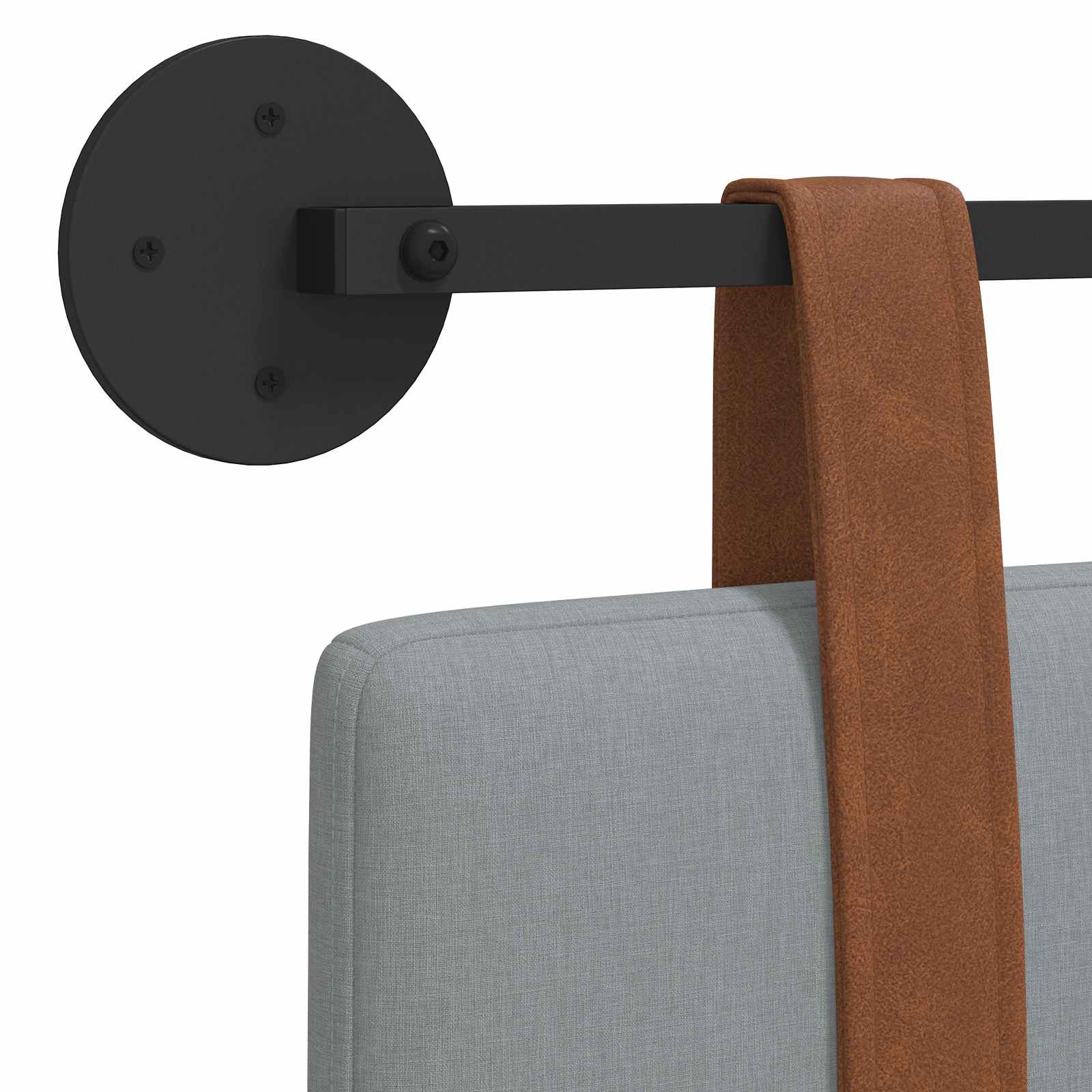 Testata appesa Grigio chiaro 90 x 40 cm Legno multistrato 42031363