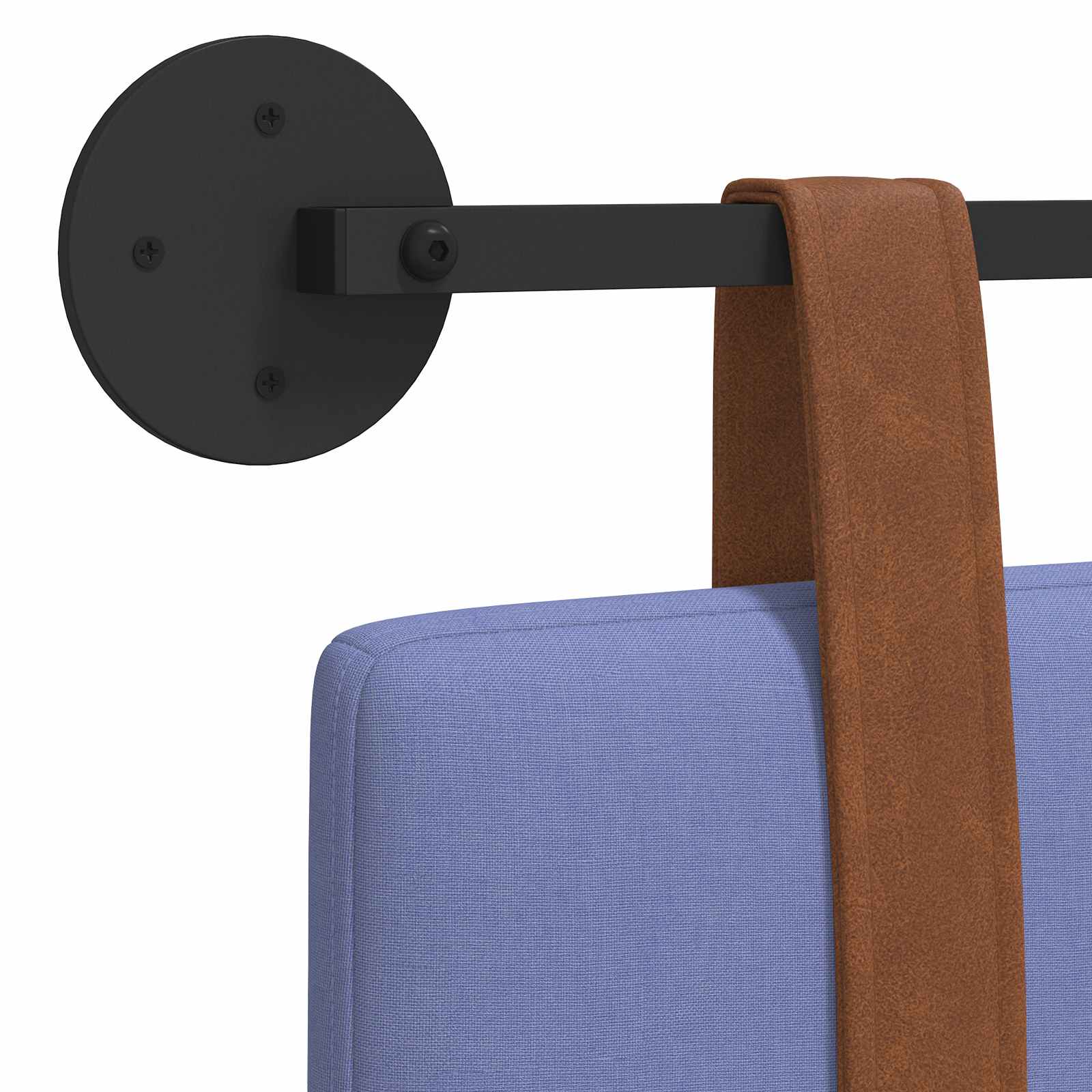 Testata appesa Blu jeans 90 x 40 cm Legno multistrato 42031374