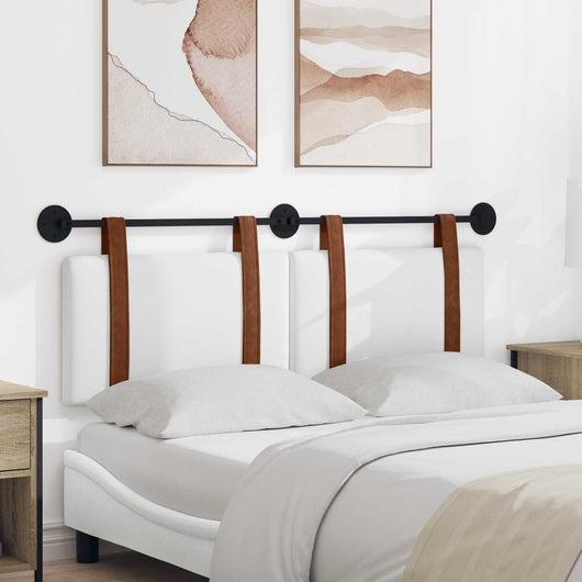 Testata appesa Tinta unita Bianco 120 x 40 cm Legno multistrato 42031432