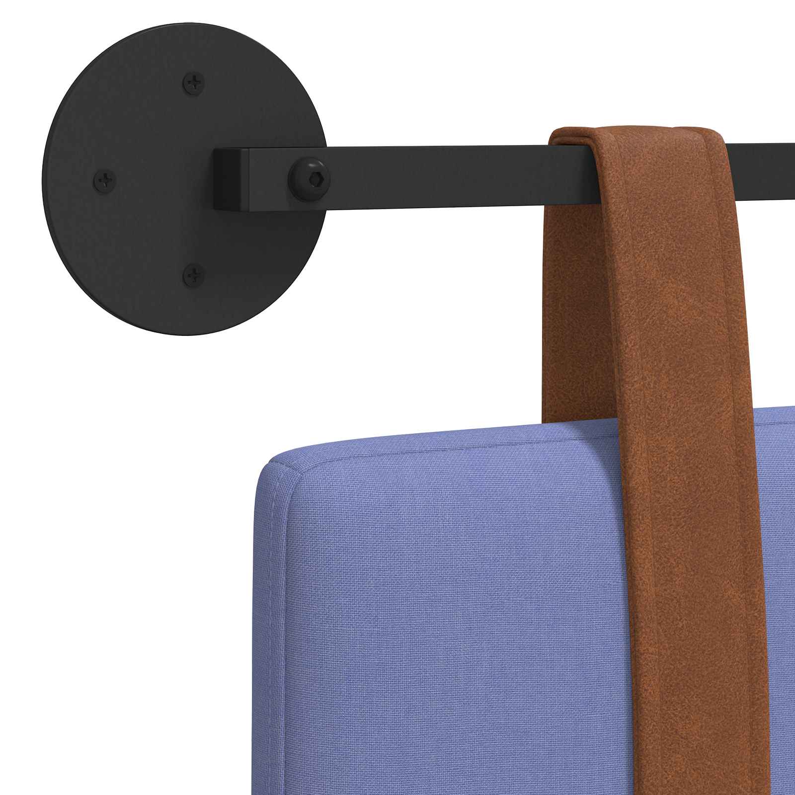 Testata appesa Blu jeans 120 x 40 cm Legno multistrato 42031434