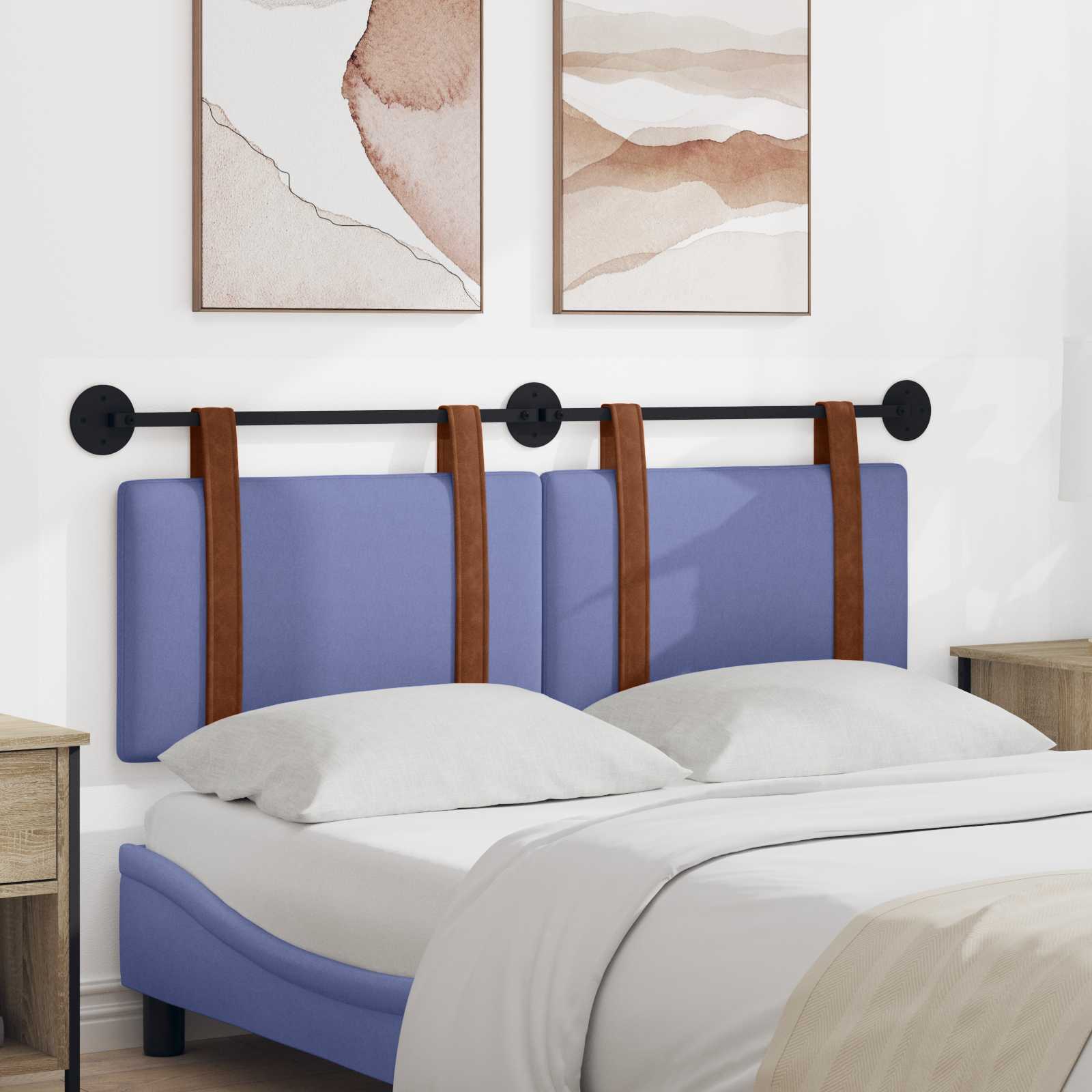 Testata appesa Blu jeans 120 x 40 cm Legno multistrato 42031434